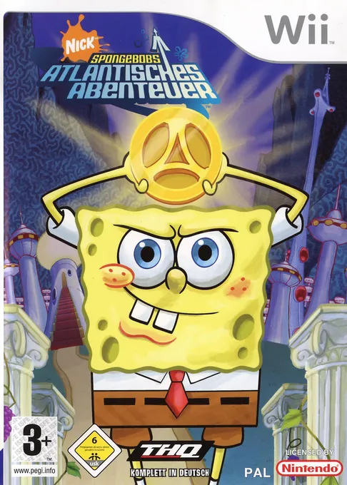 Nickelodeon SpongeBob's Atlantis SquarePantis (Europe) (En,Fr,De)